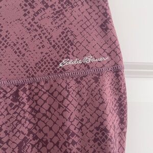 Eddie Bauer Rose Snake Print Leggings